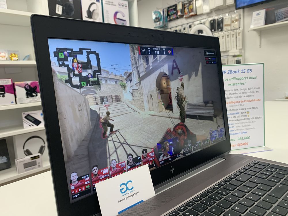 HP ZBook 15 G5 | i7-8550H | NVIDIA 4GB  | 1TB NVMe | 32GB RAM | Promoç
