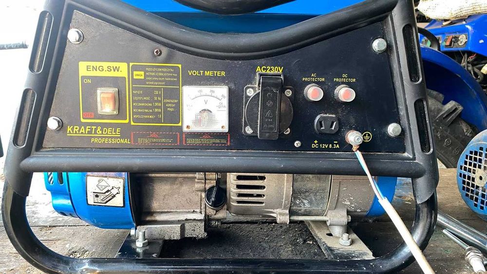 Б/У Бензиновий ГЕНЕРАТОР (Kraft&Dele Professional) 2022