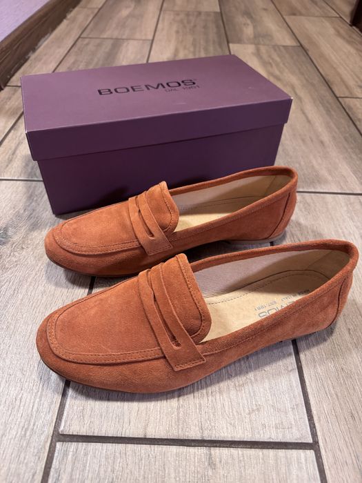 Туфлі лофери Boemos замш, італійські 39 розмір