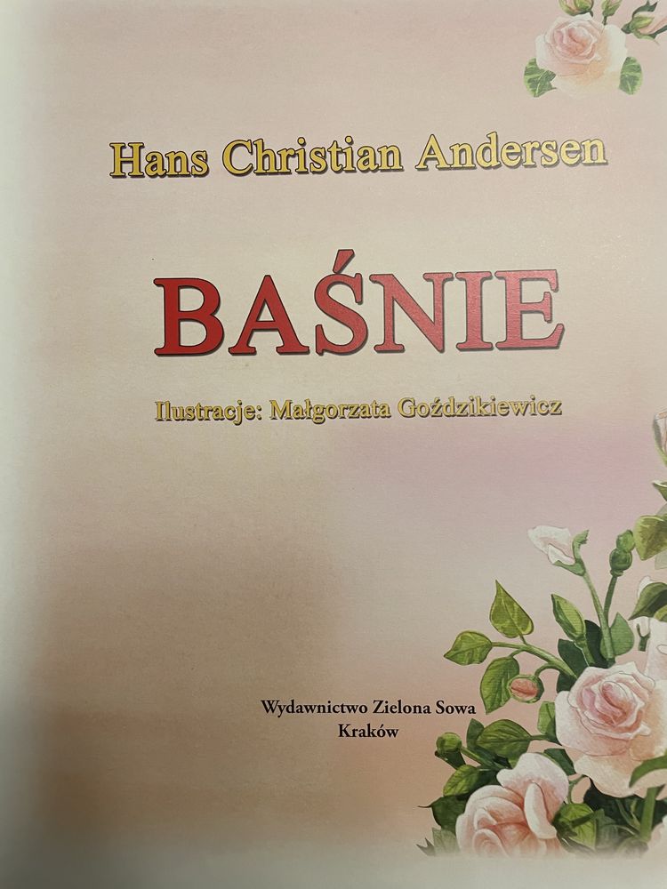 Książka dla dzieci Baśnie Braci Grimm Hans Christian Andersen