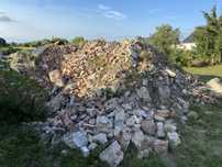 Gruz beton czerwona cegła Za darmo duża ilość okolo 150t