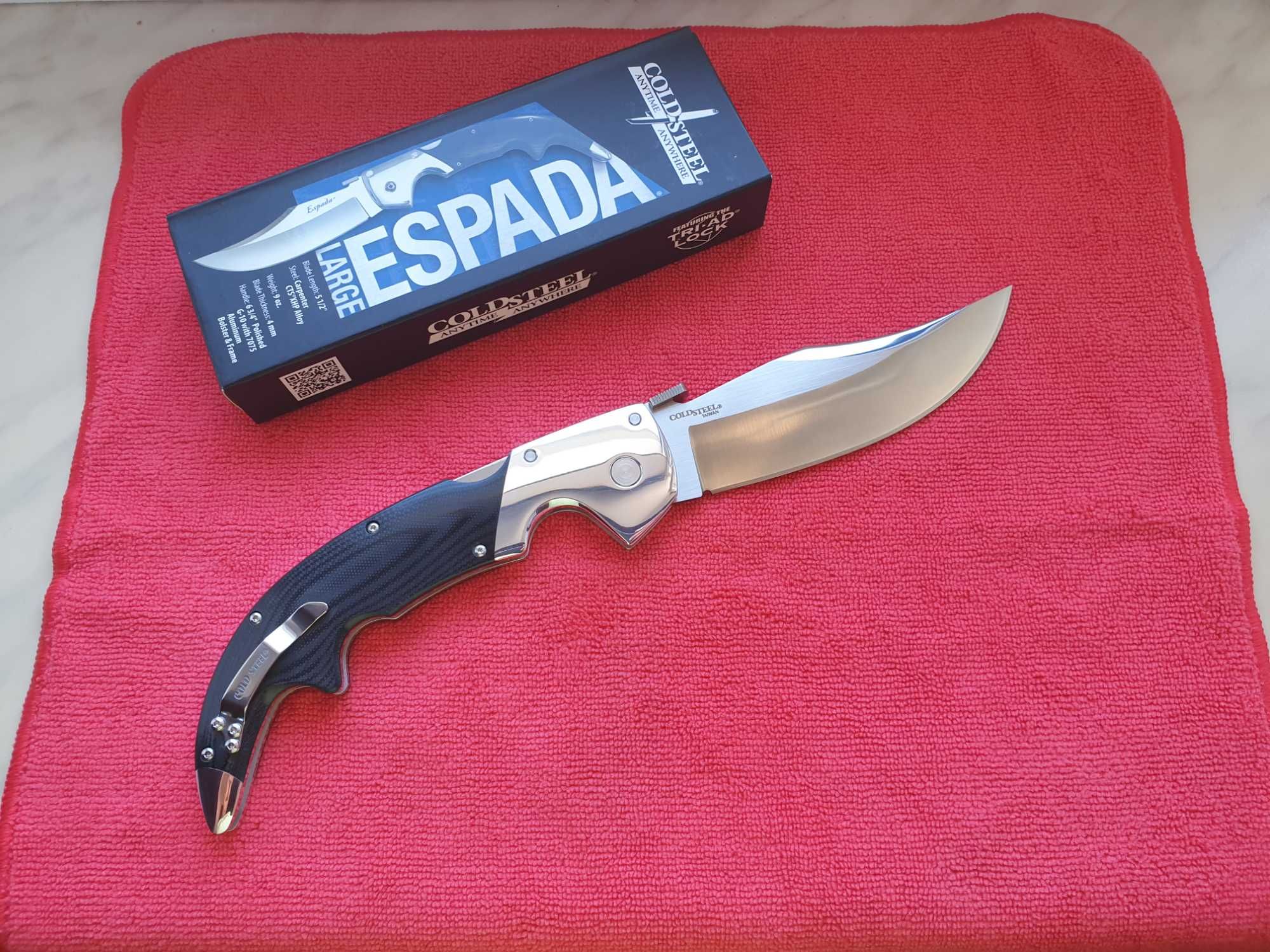 Nóż Cold Steel Espada Large nie microtech spyderco