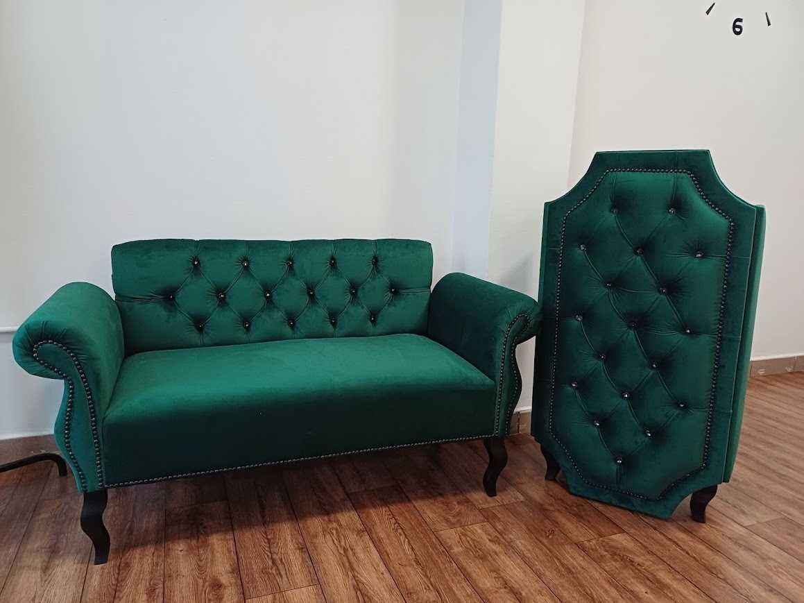 Sofa glamour dwu osobowa 100 kolorów