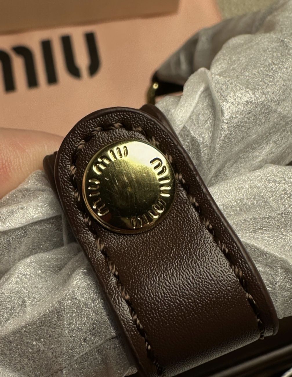 Без передоплати Сумка Miu Miu Chocolate Premium