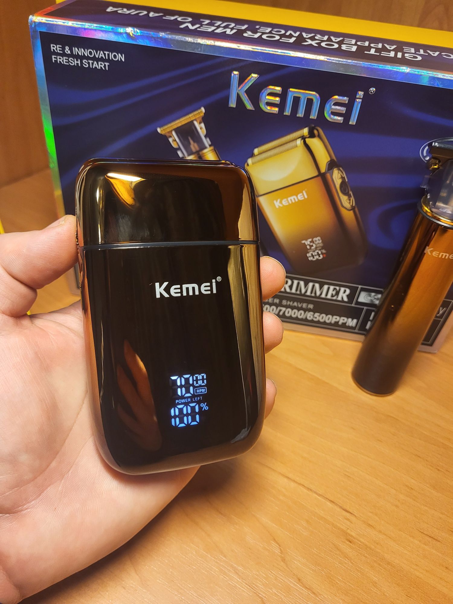 Тример, шейвер, Kemei KM-2131, набір 2в1