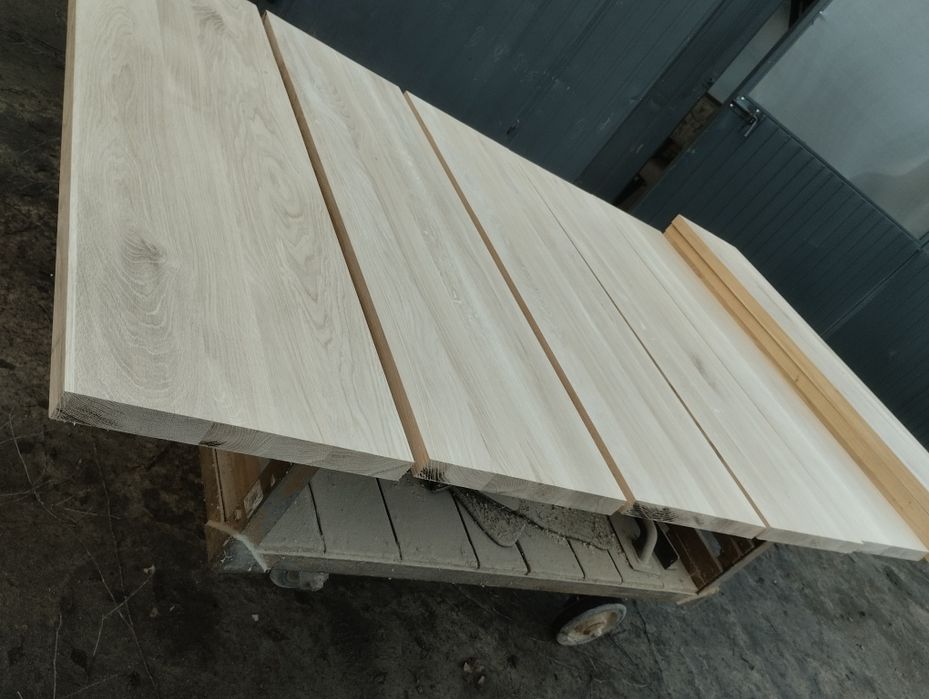 Stopnie schody trepy dębowe 33x115x3,2cm t