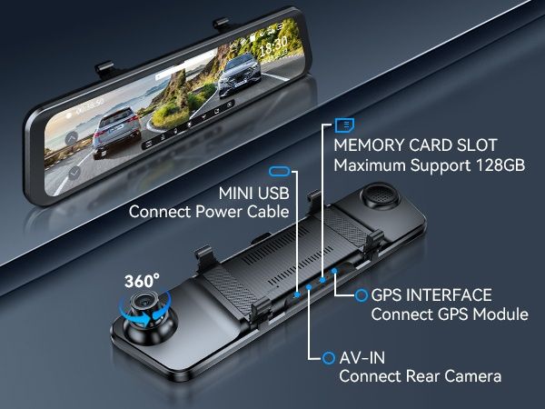 Відеореєстратор Azdome PG 17, Wi-Fi, GPS, G-sensor.Новий, запакований.