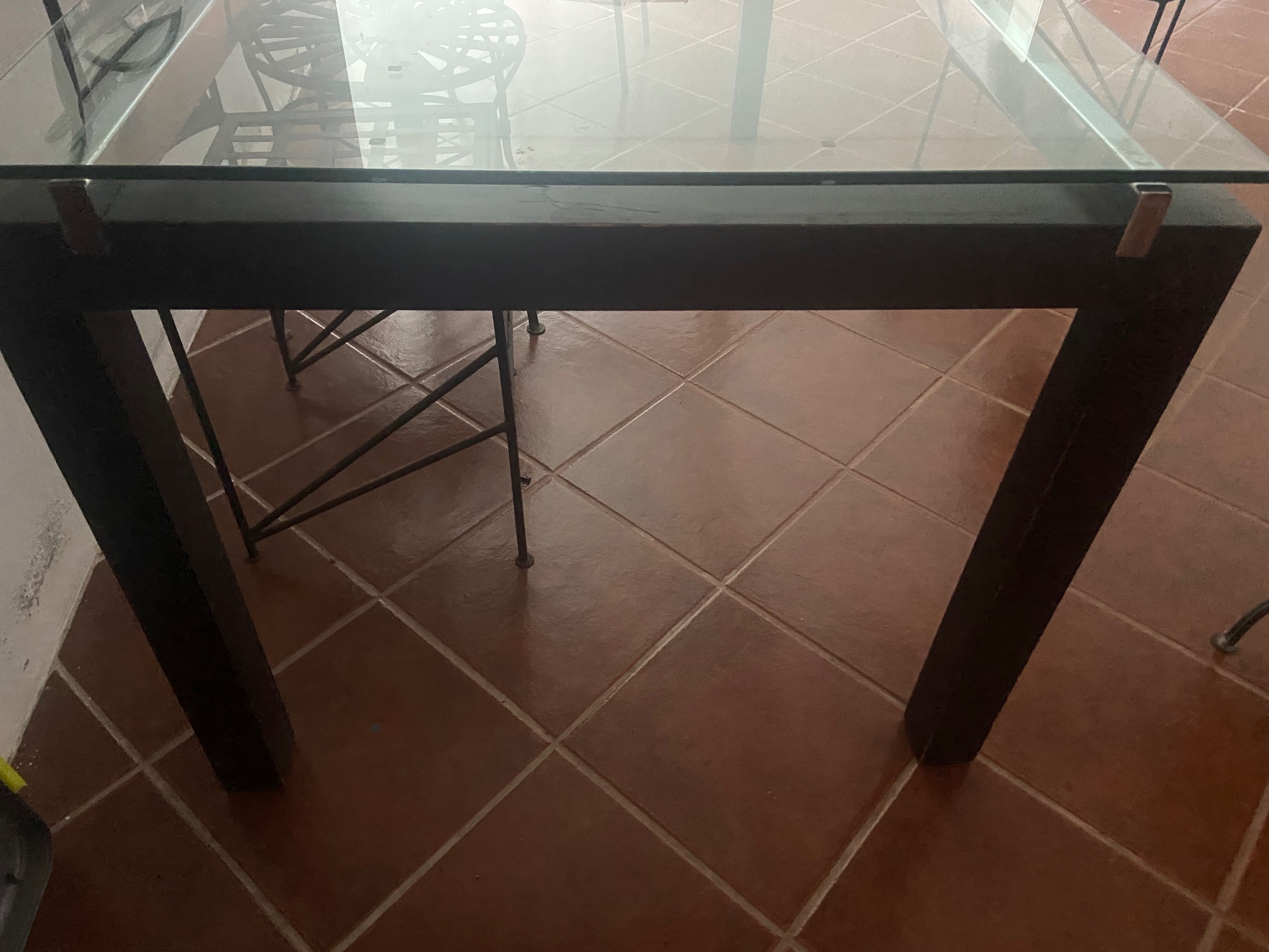Mesa vidro para cozinha