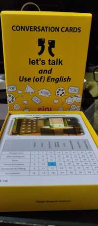 Conversation cards-use of English. EIRU