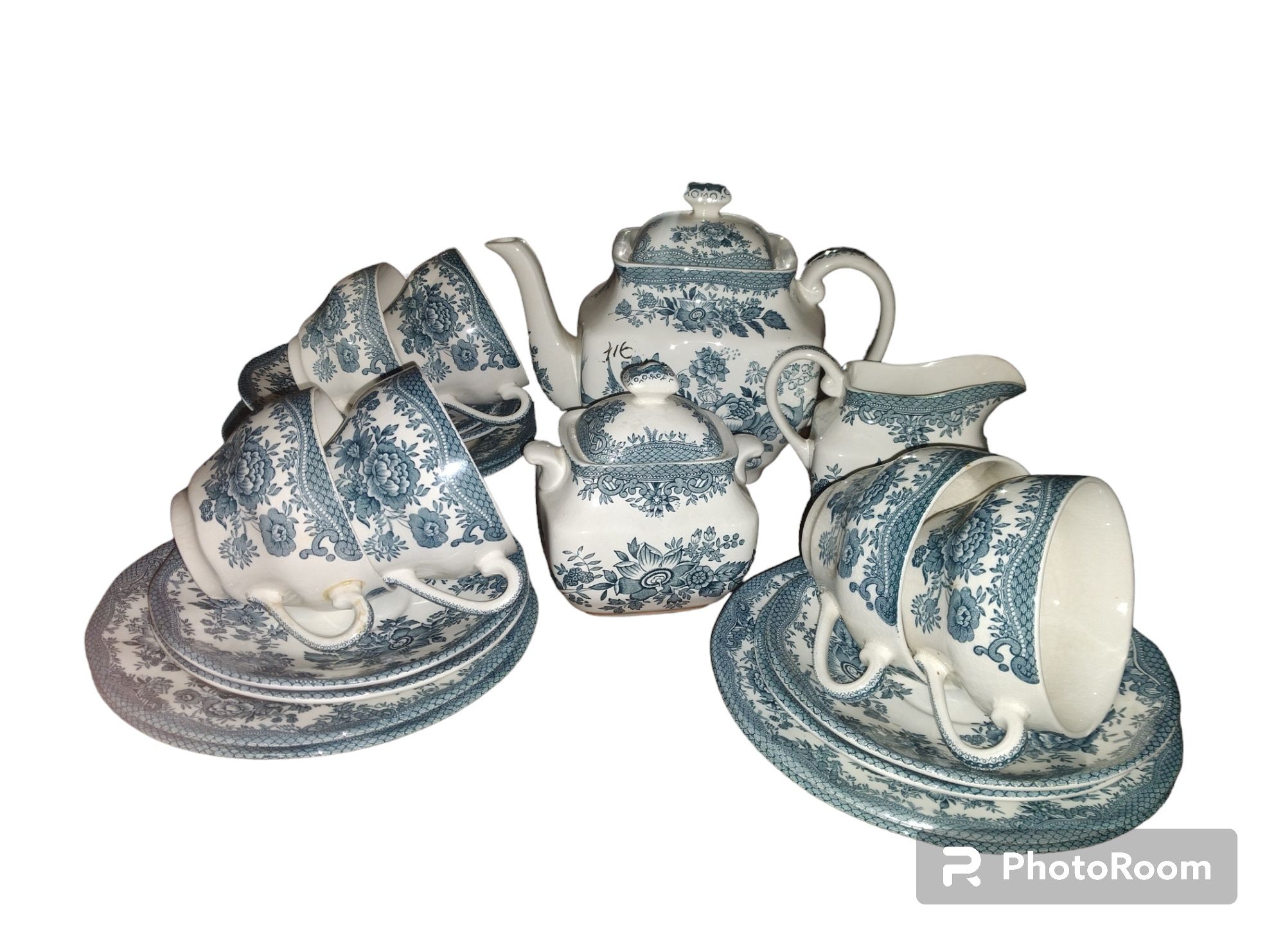 Сервиз чайный английский фарфор  Enoch Wedgwood Азиатский фазан