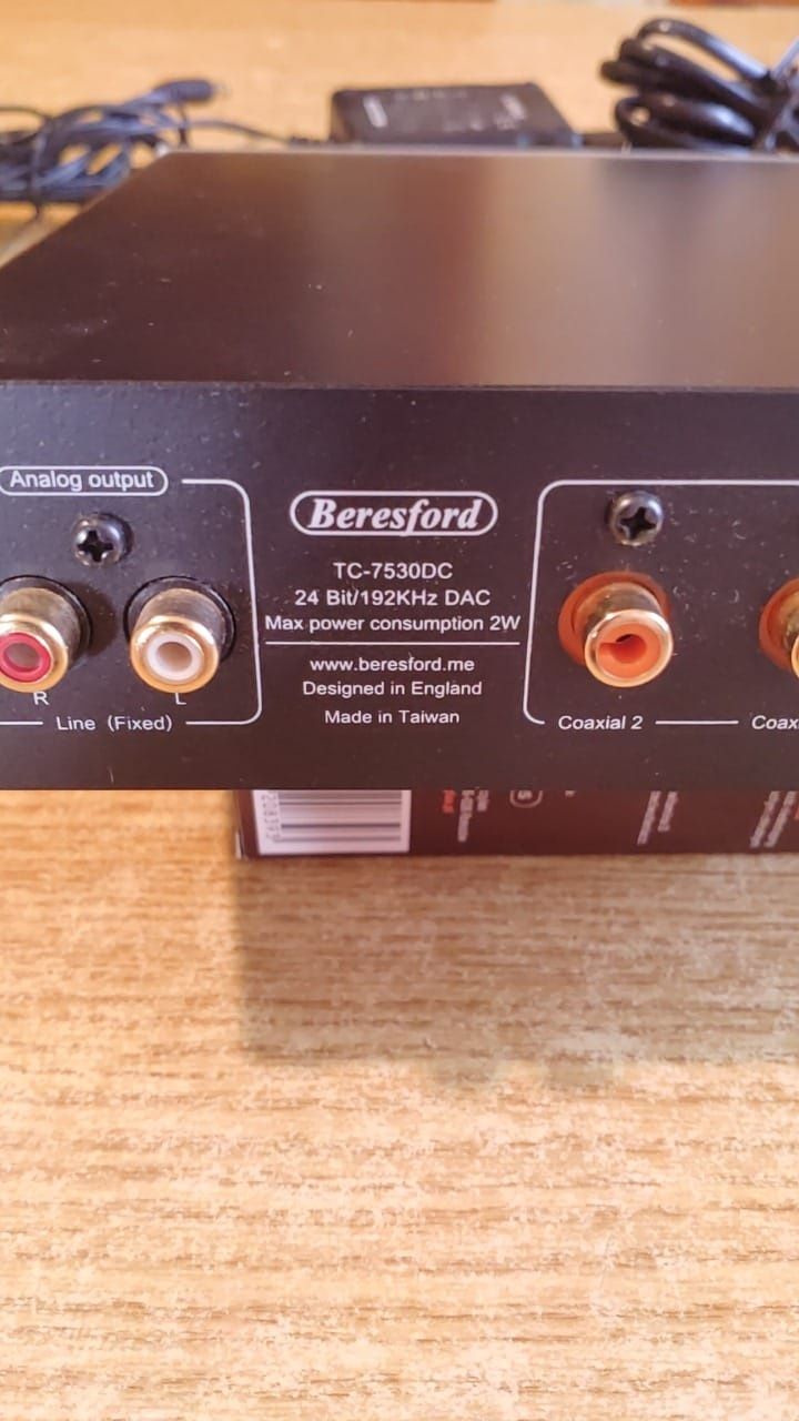 DAC Beresford TC-7530DC przetwornik cyfrowo analogowy audio