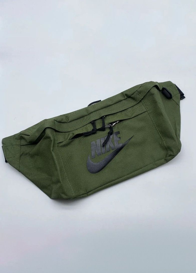 Бананка велика Nike Tech Hip Pack поясна сумка найк хакі зелена