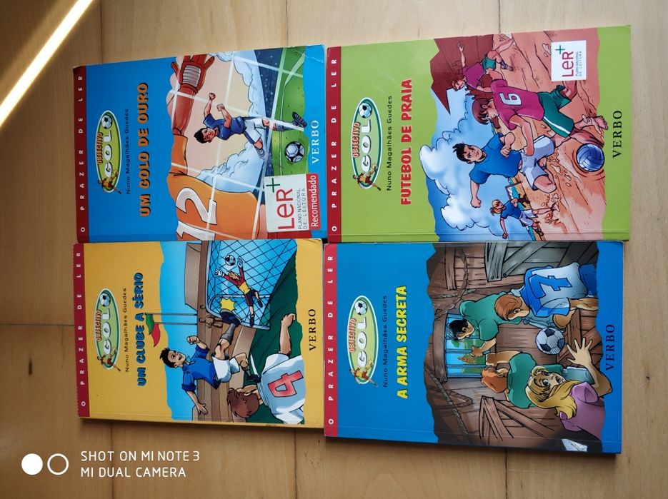 Livros coleção "Objectivo Golo"