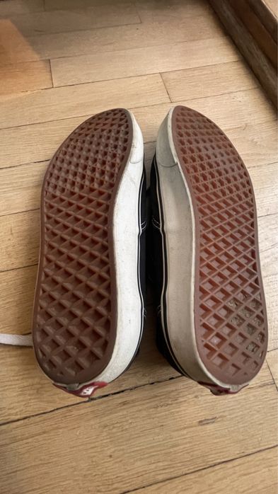 Buty trampki Vans czarne r38 US 6, US unisex 7,5