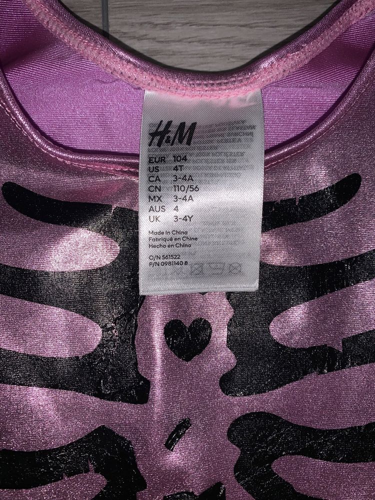 H&M strój kostium szkieletor