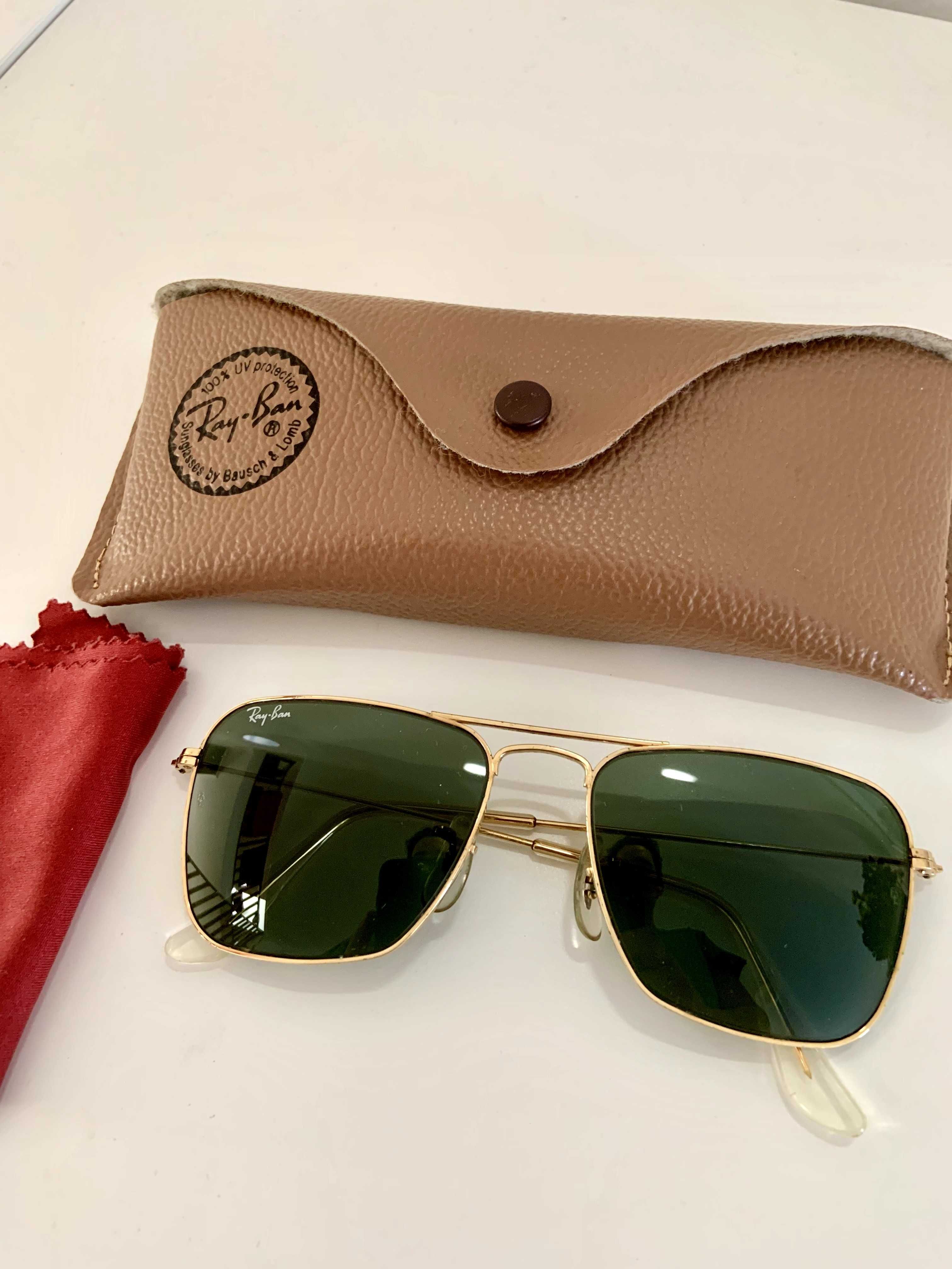 Óculos de Sol Ray-Ban Caravan Vintage – Originais USA
