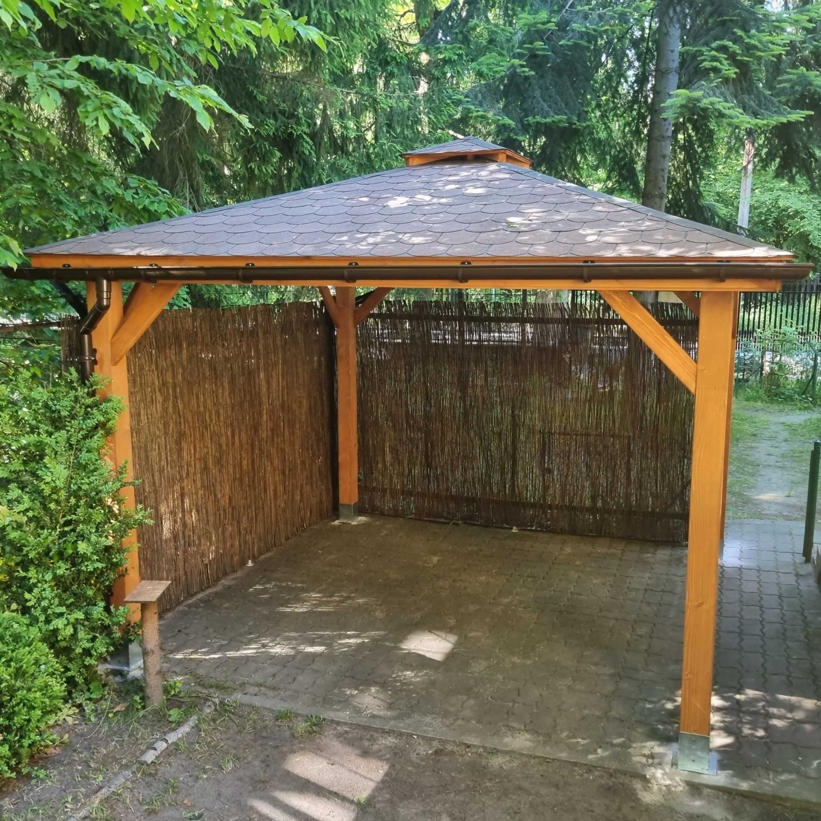 Altana ogrodowa MALTA 3x3  altanka wiata pergola zadaszenie słupy12x12