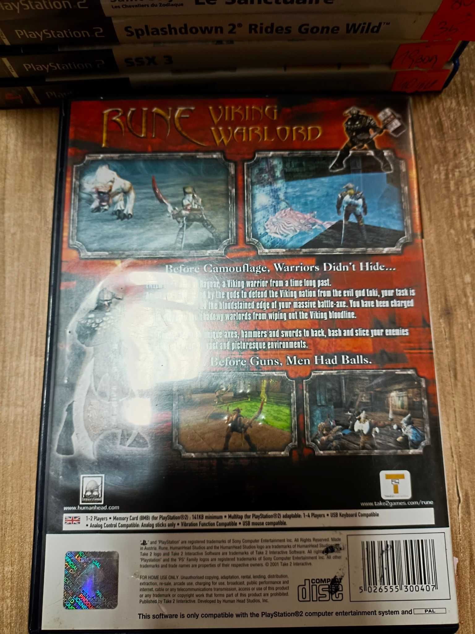 Rune Viking Warlor PS2 Unikat Igła Sklep Wysyłka Wymiana