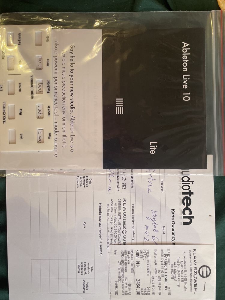 Arturia keyLab 61 mk2 jak nowy!(Ableton live+Pigments)