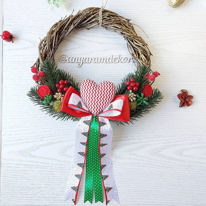Вінок в дитячу ялинка, венок новогодний в дитячу декор в детскую внали