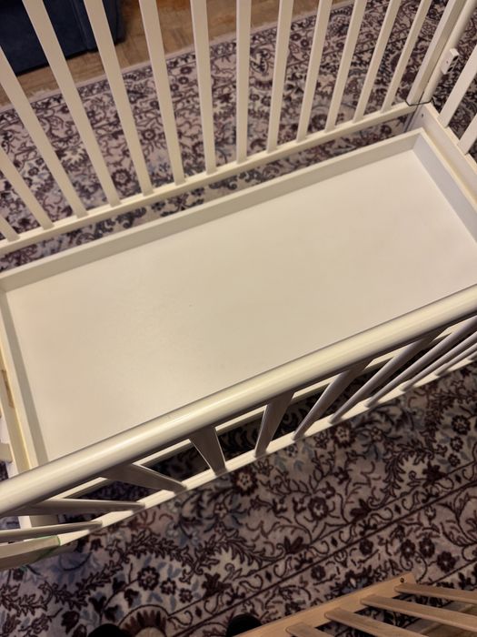 Ліжечко Pali Ciak білого кольору