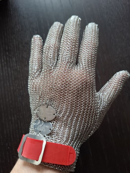 Rękawica metalowa nowa L 6szt
