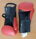 Luvas de boxe criança vermelho