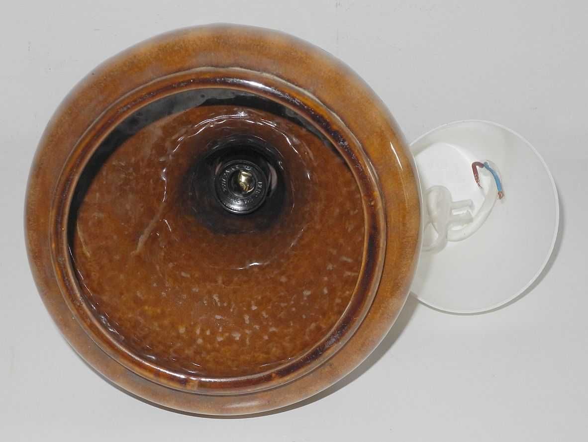 MIROSTOWICE - ceramiczna lampa tykwa proj. A. Sadulski