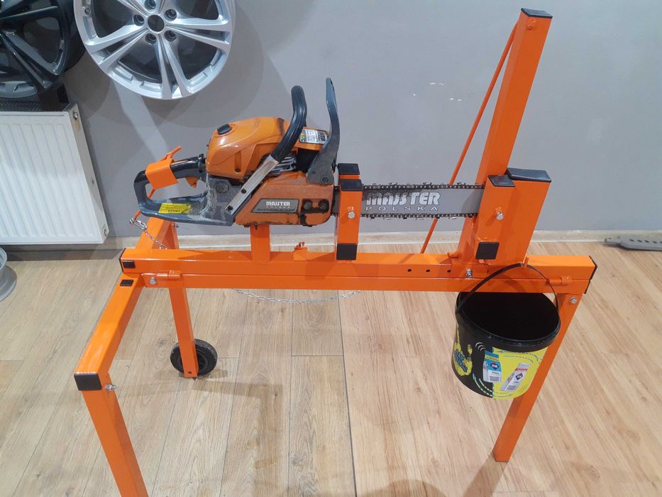 Stojak do cięcia drewna Stojak do piły malowany filmik wysyłka