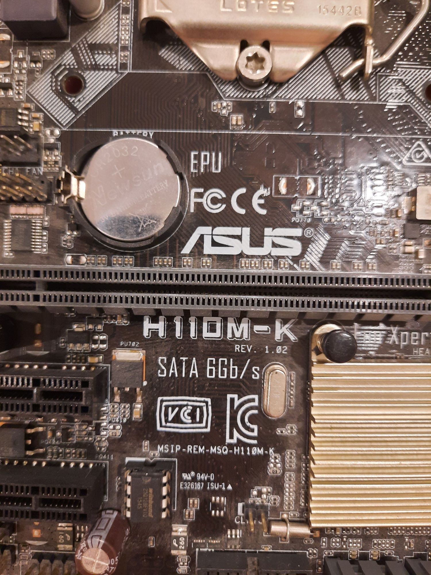 Материнская плата Asus H110M-K+ INTEL PENTIUM G 4400+ 4GB DDR4 Samsung