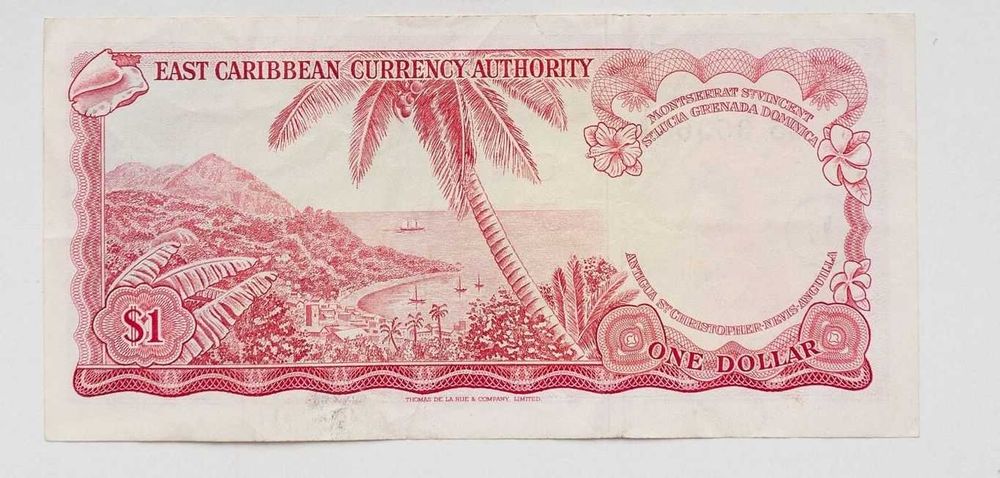 Karaiby Wschodnie 1 dolar 1965 P.13