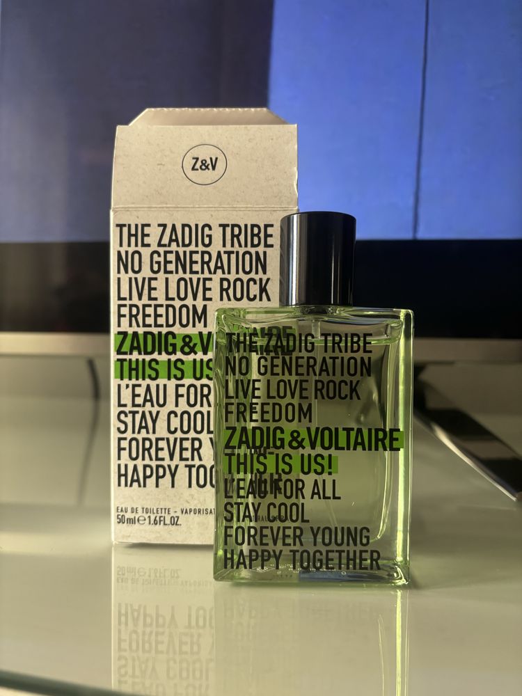 Zadig&Voltaire This is us ! edt 50 ml  ORYGINAL