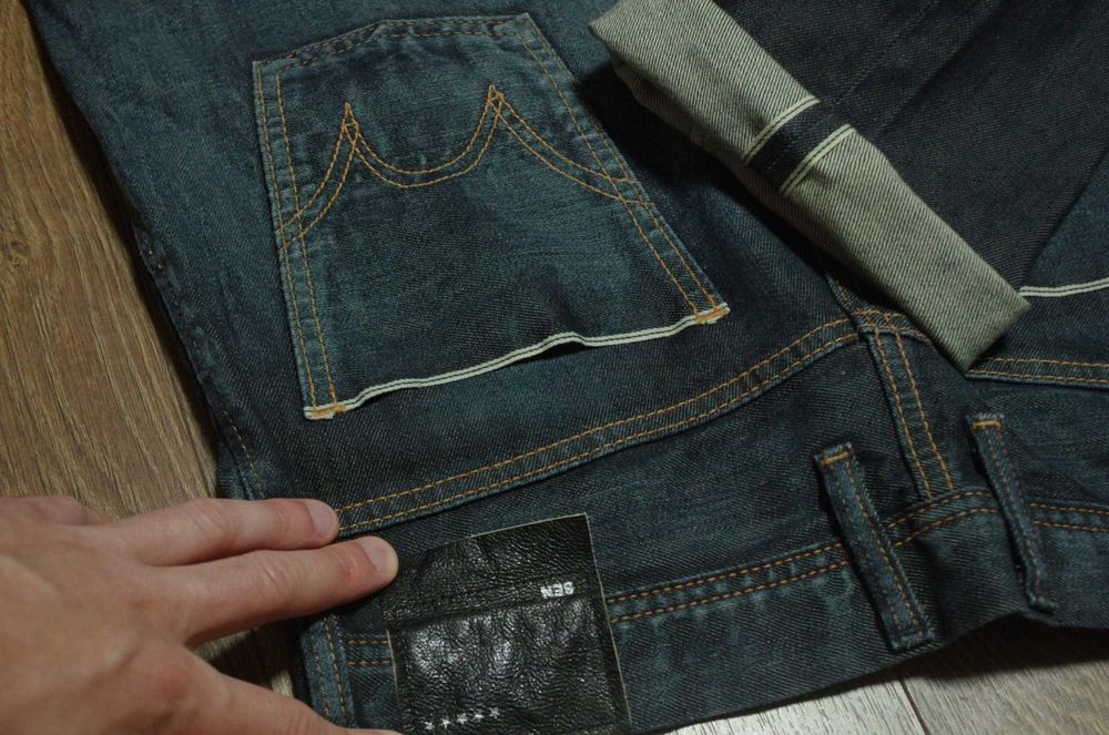 Джинси Edwin Sen black label sk505s selvadge jeans оригінал 32 М розм