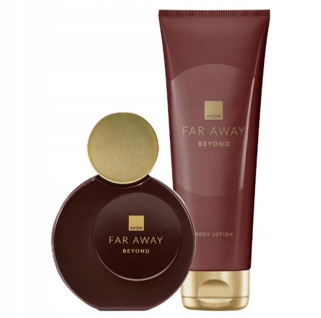 Avon FAR AWAY BEYOND 50 ml + balsam perfumowany 125 ml