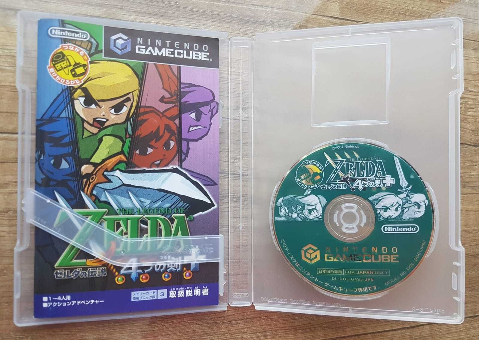 Zelda Four Sword Gamecube prezent Nintendo Game Cube