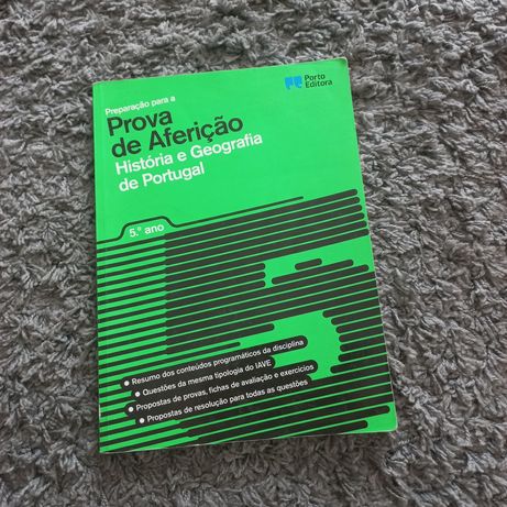 Livro Historia e Geografia de Portugal (Prova de aferição) 5°Ano