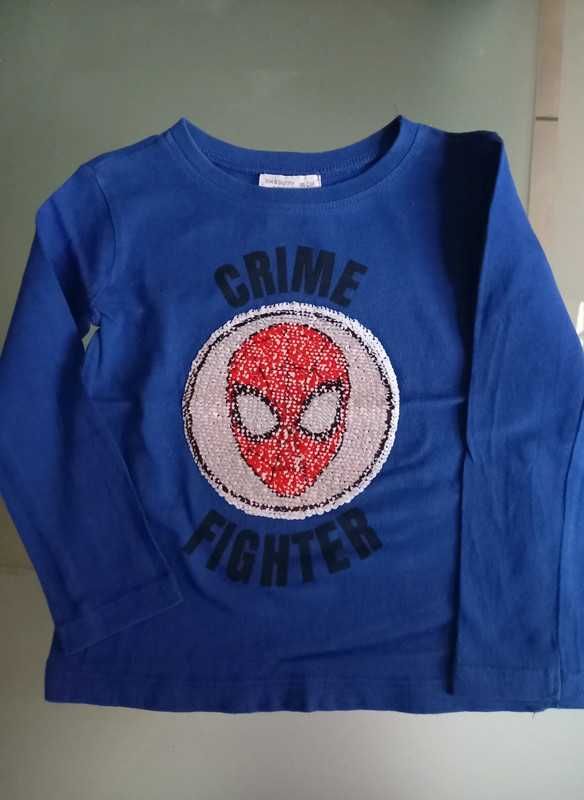 T-shirt bluzka z długim rękawem Spider-Man sinsay 98 oraz T-shirt pepc