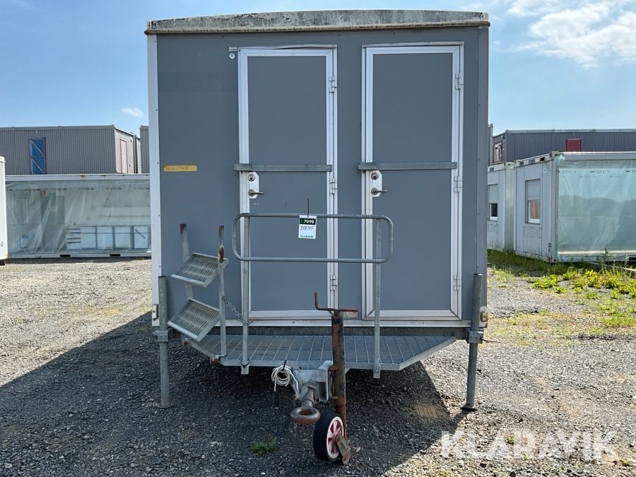 Przyczepa Socjalna Kontener Brygadówka prysznic szatnia WC lodówka gaz