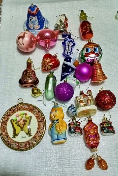 Новогодние ёлочные игрушки СССР