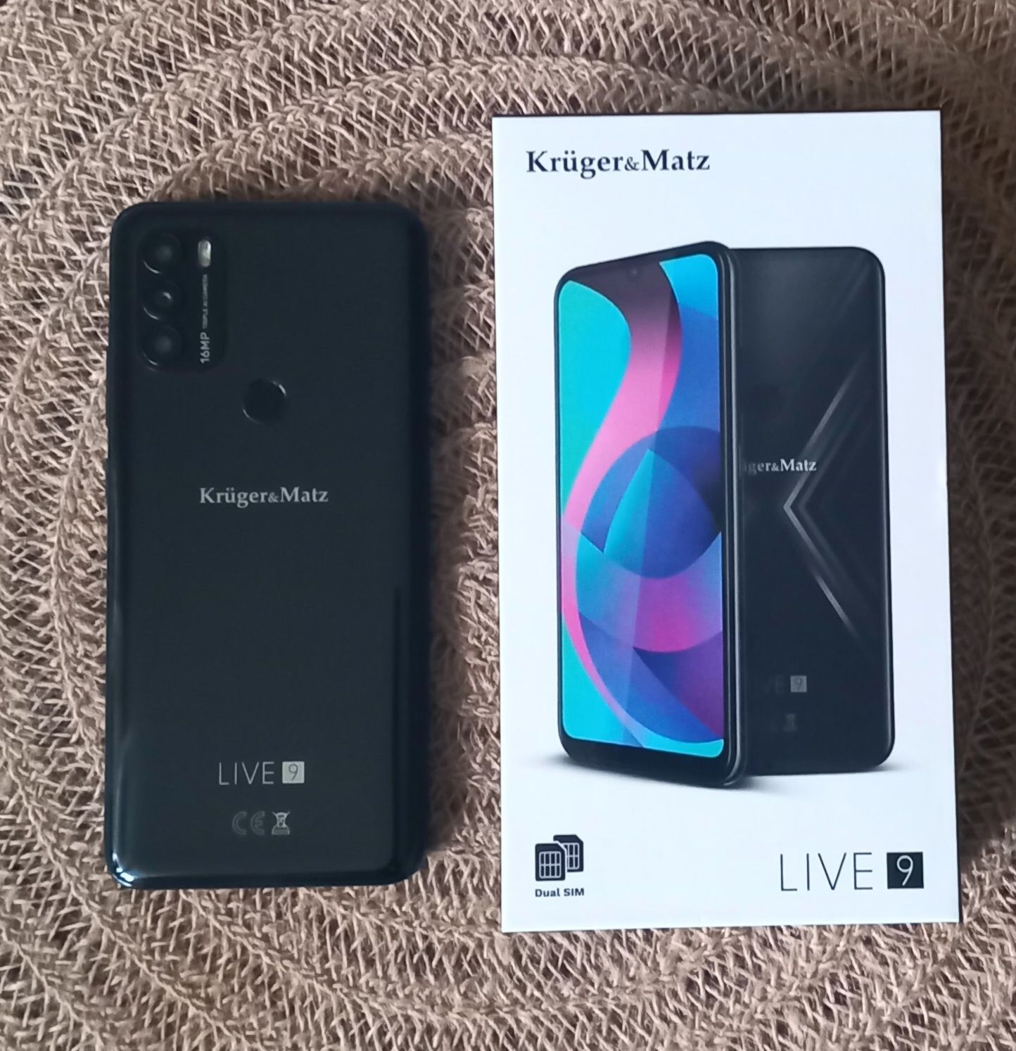 Smartphone Krüger&Matz Live9, jak nowy gwarancja