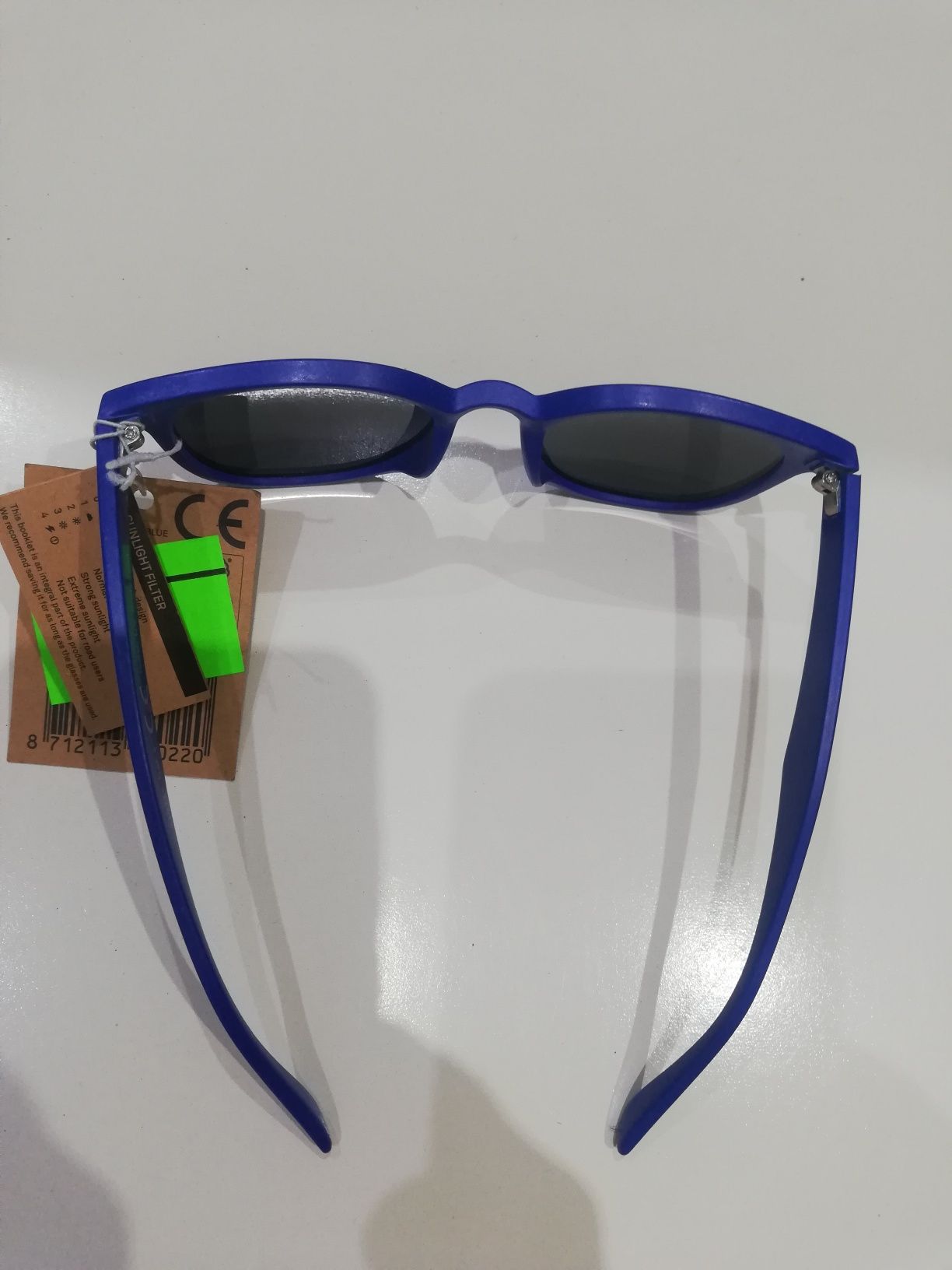 Granatowe okulary przeciwsłoneczne  UV400