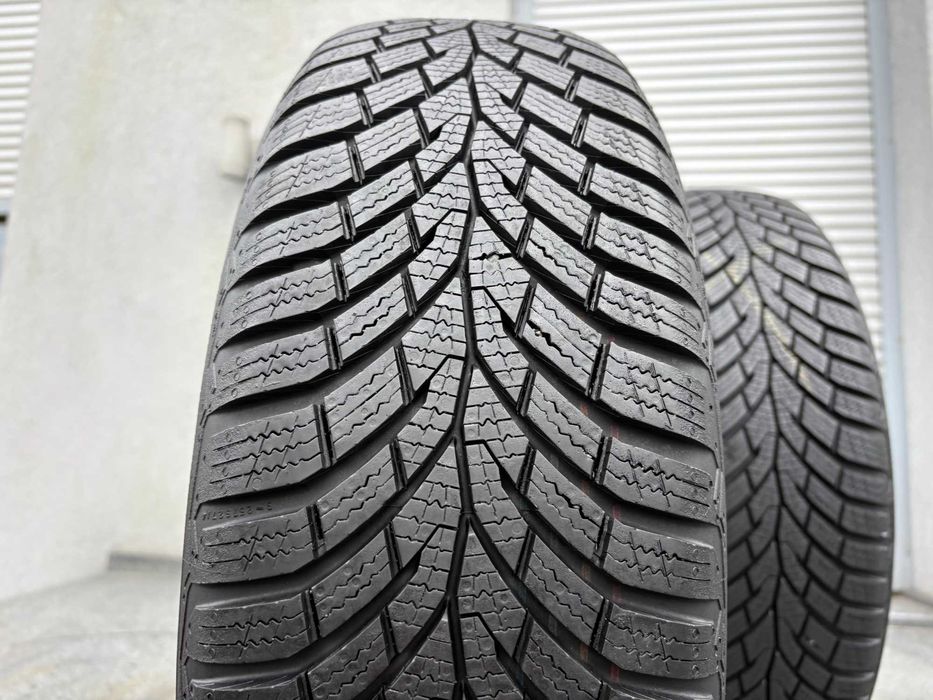 2szt zimowe 195/65R15 Continental 8,5mm 2023r świetny stan! Z949 gwar