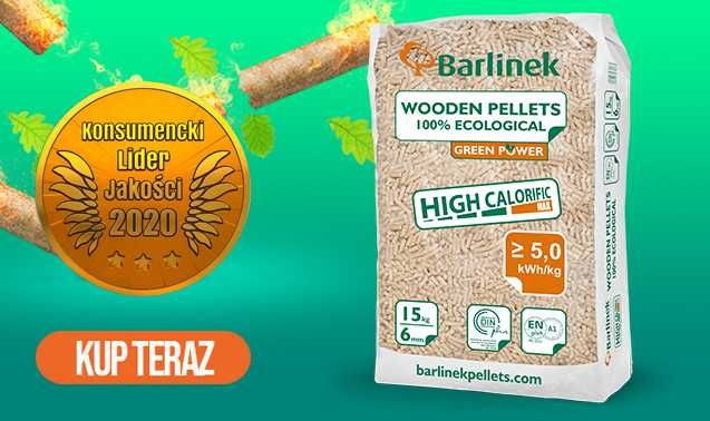 PROMOCJA Pellet Barlinek 6mm / 15kg paleta 66worków od ręki