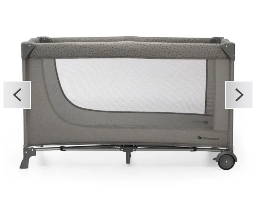 Kinderkraft, Joy 2, łóżeczko turystyczne, Dark Grey
