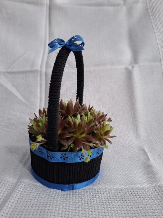 Koszyczek z rojnikami naturalnymi 20-13cm