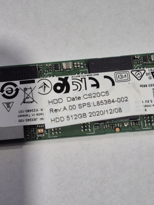 Dysk SSD M2 Nvme 512GB Intel win.11Pro (27)