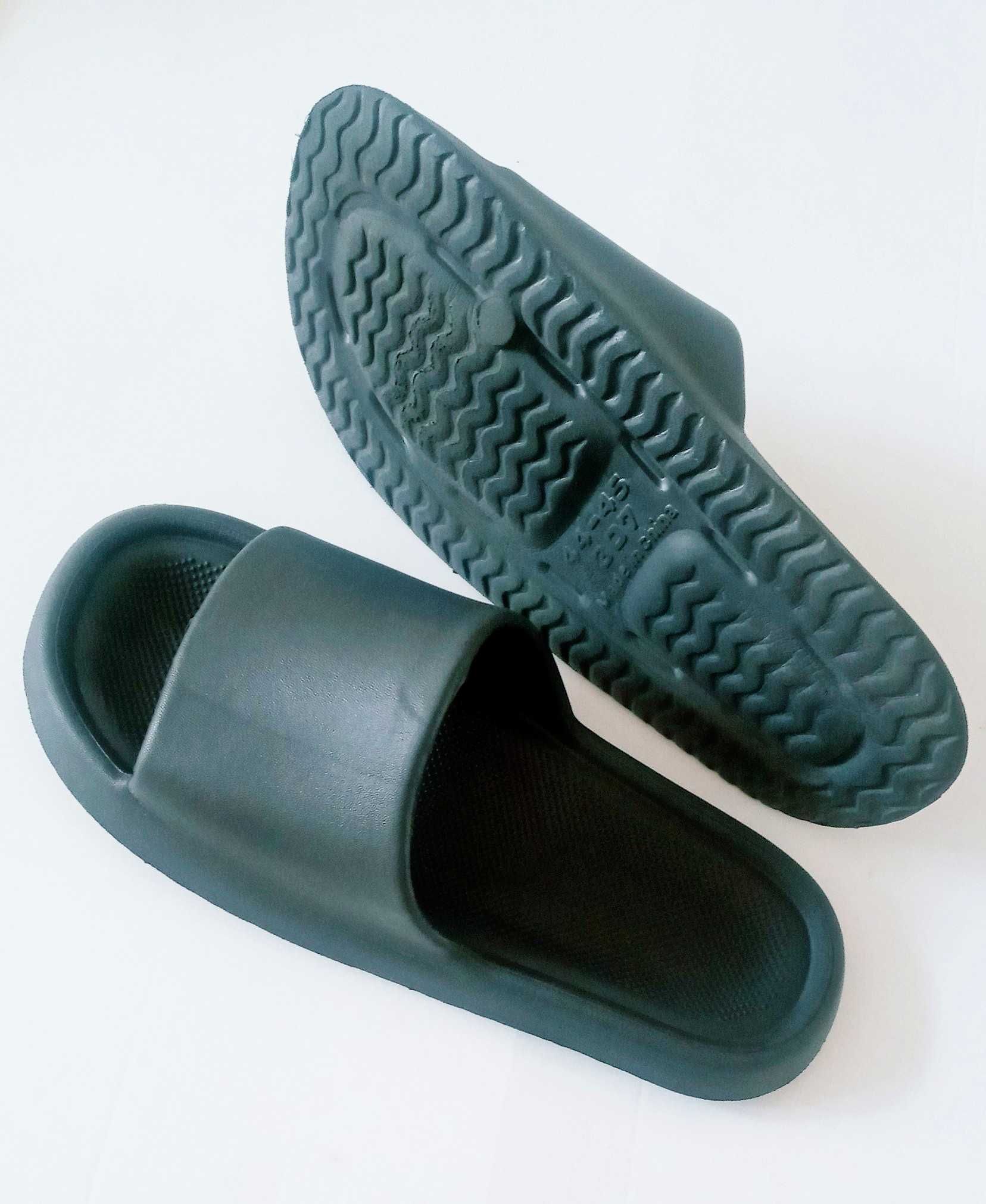 Klapki unisex czarne