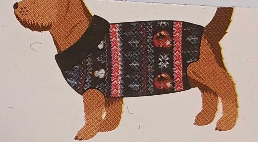 ZOOFARI ubranko zimowe dla psa S norweski sweter ciepły niebieski