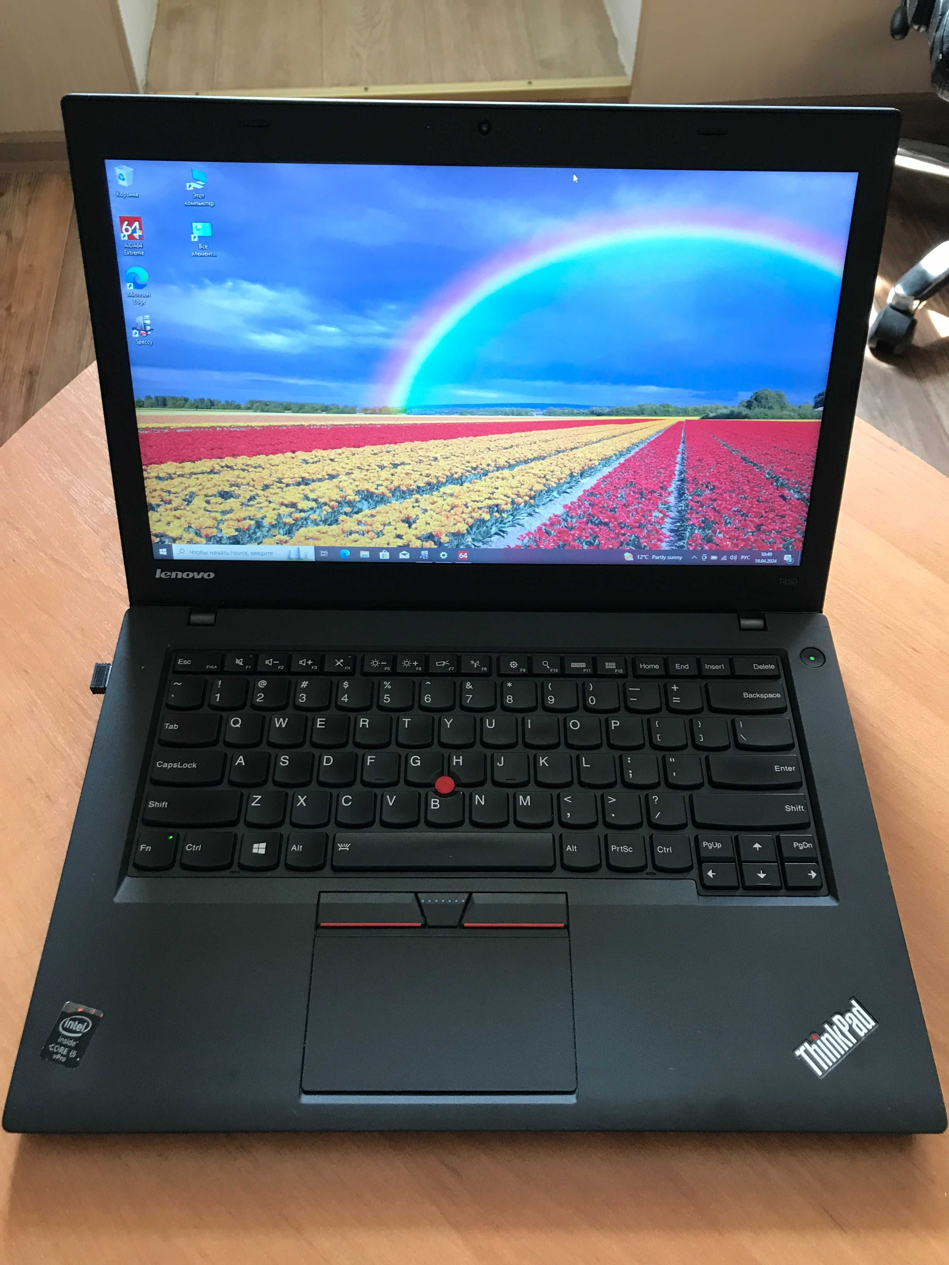 Ноутбук Lenovo Thinkpad T450. 512 SSD/ 8 DDR3 Отличное состояние.