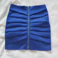 Kobaltowa mini spódniczka S Vera&Lucy